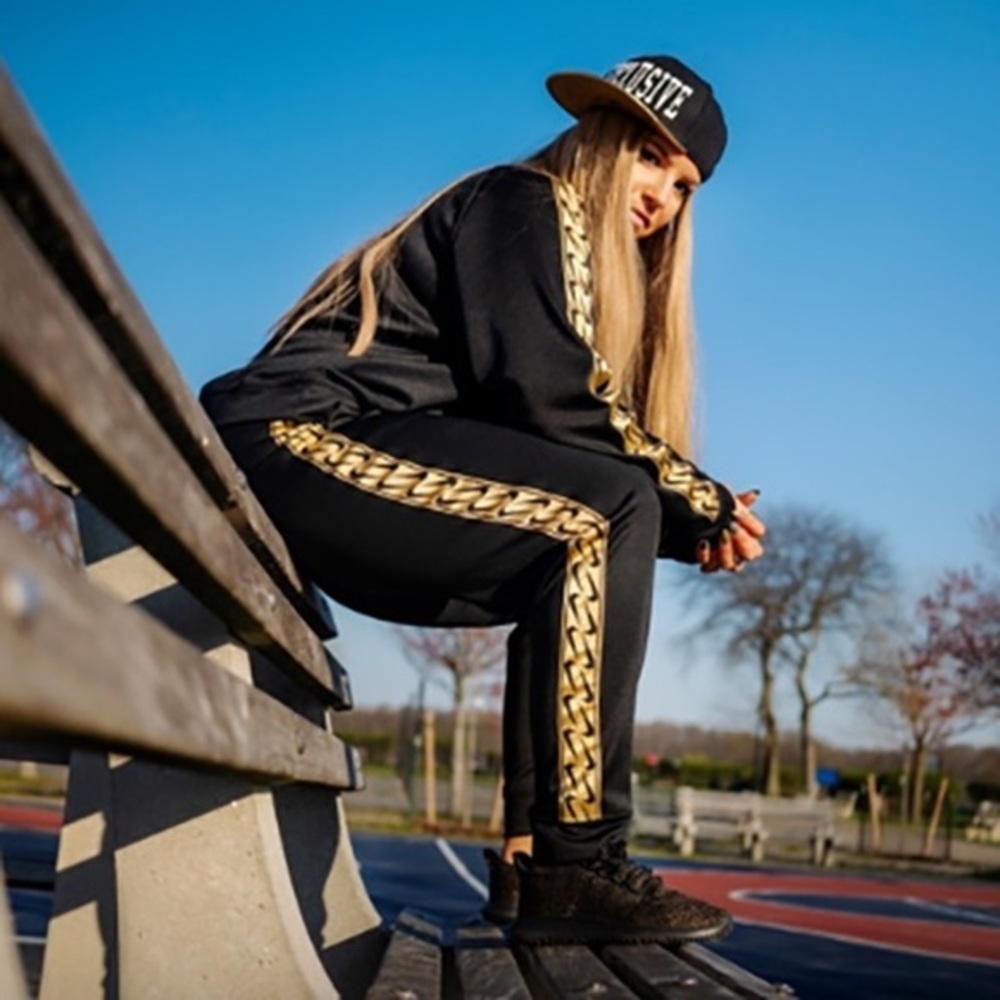 Nike jogger and sweatshirt jumpsuit